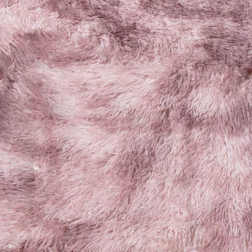 Teppich Shaggy Hochflor NAVARRA Altrosa 200x200 cm Polyester