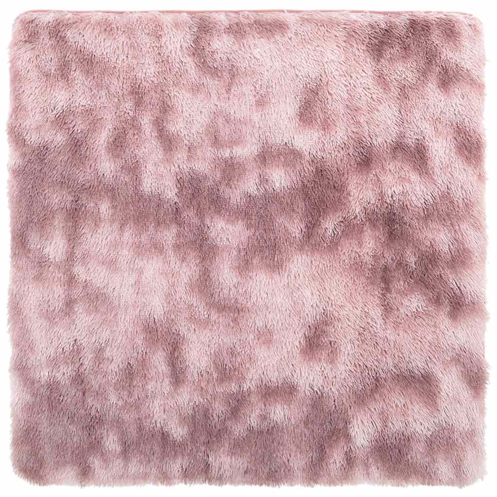 Teppich Shaggy Hochflor NAVARRA Altrosa 240x240 cm Polyester