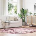 Teppich Shaggy Hochflor NAVARRA Altrosa 200x200 cm Polyester