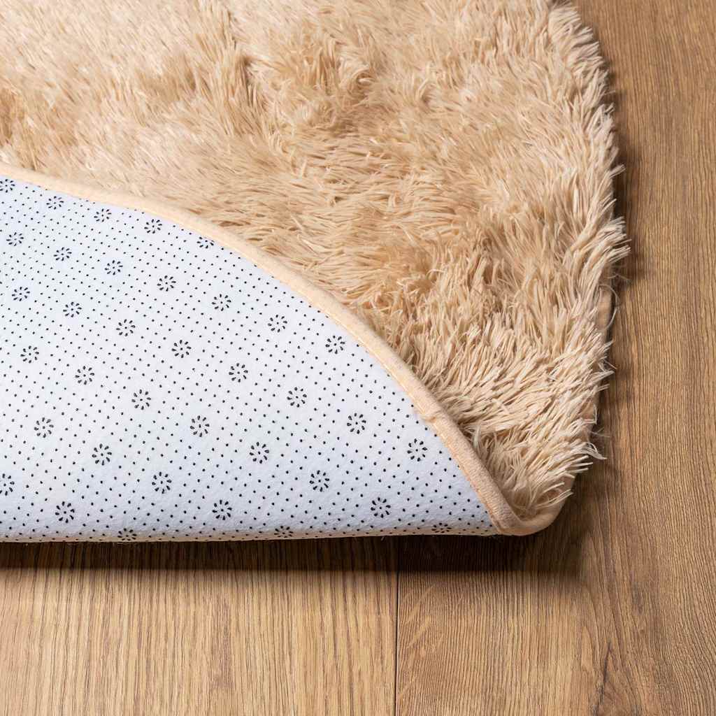 Teppich Shaggy Hochflor NAVARRA Beige 300x200 cm Polyester