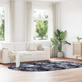 Teppich Shaggy Hochflor NAVARRA Dunkelgrau 300x200 cm Polyester