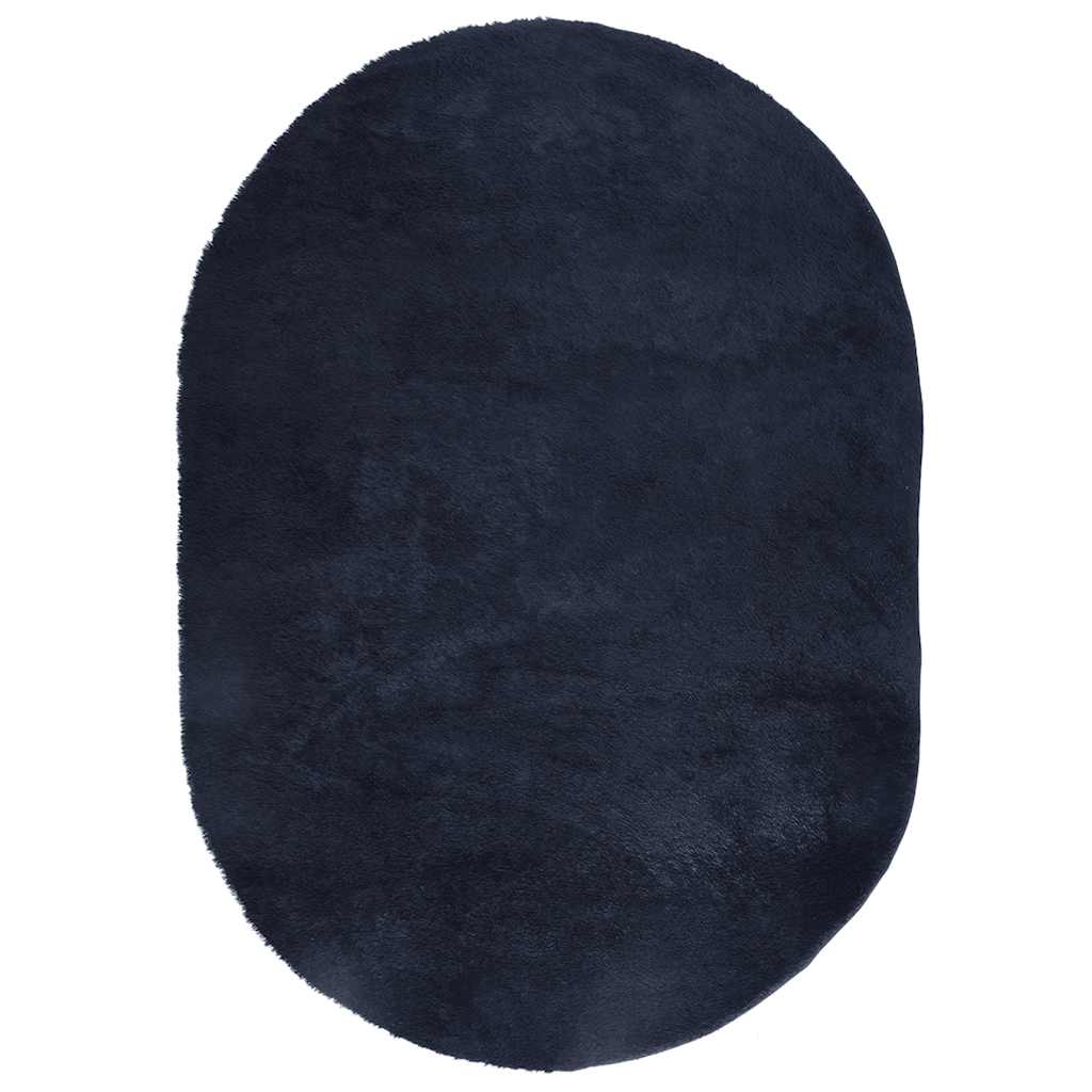 Teppich Shaggy Hochflor NAVARRA Marineblau 300x200 cm Polyester