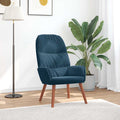 Relaxsessel Blau Samt