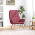 Relaxsessel Stoff Weinrot