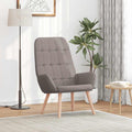 Relaxsessel Taupe Stoff