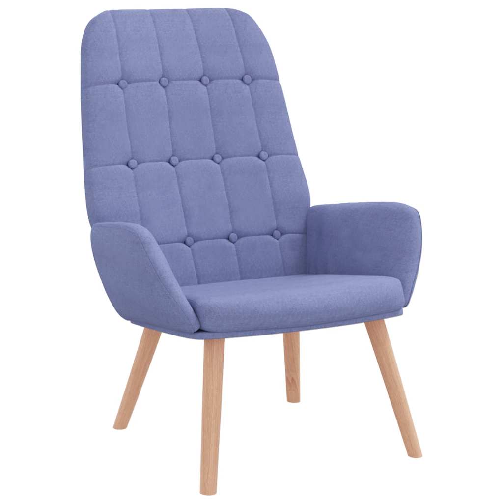 Relaxsessel Jeansblau Stoff