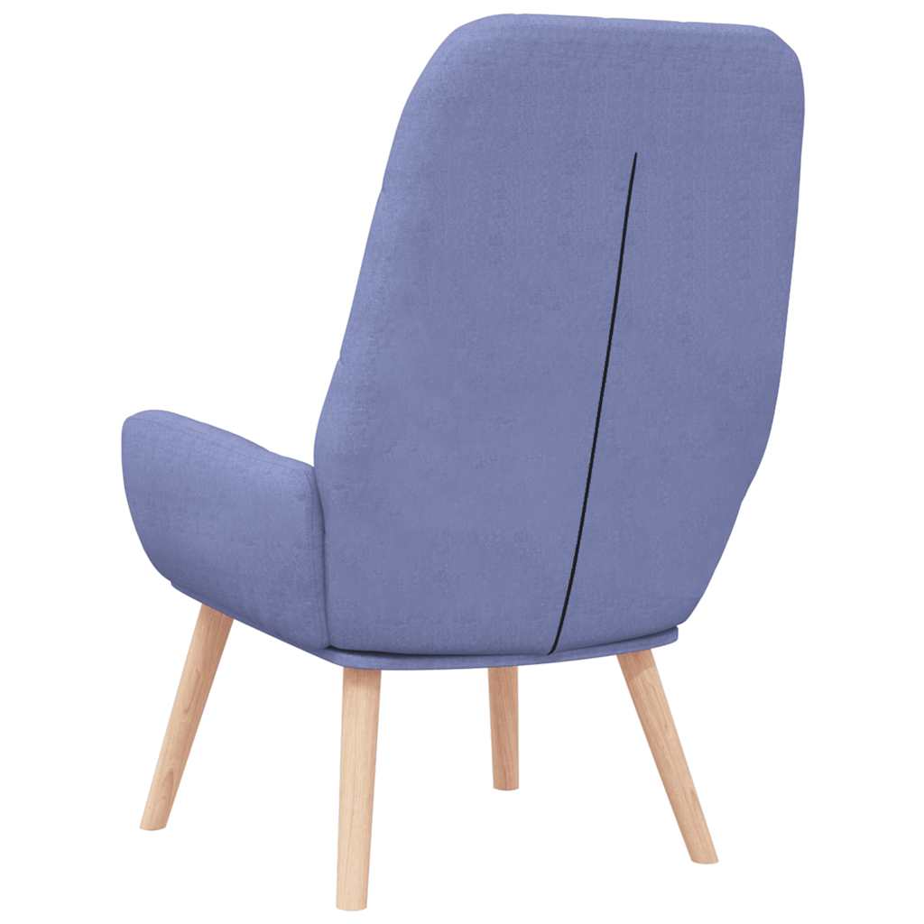 Relaxsessel Jeansblau Stoff