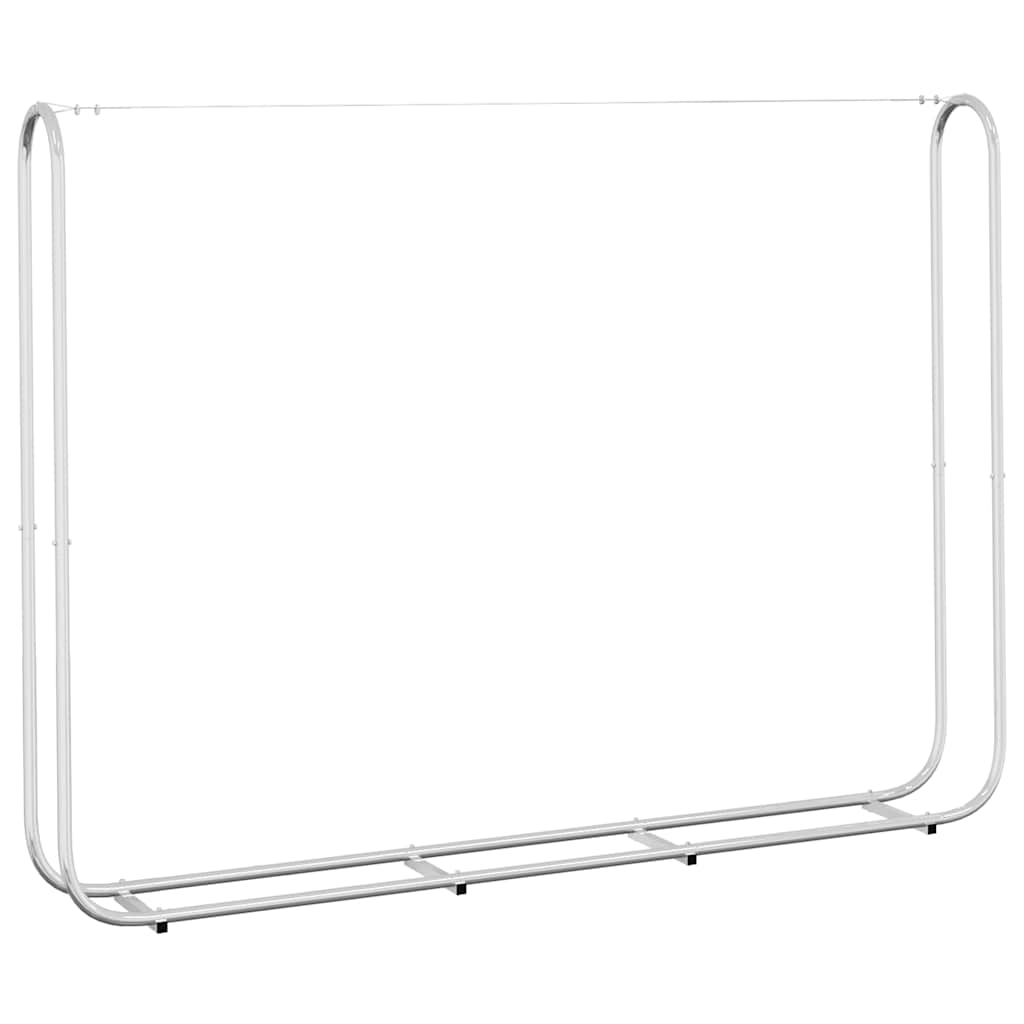 Kaminholzregal 200x25x150 cm Stahl verzinkt