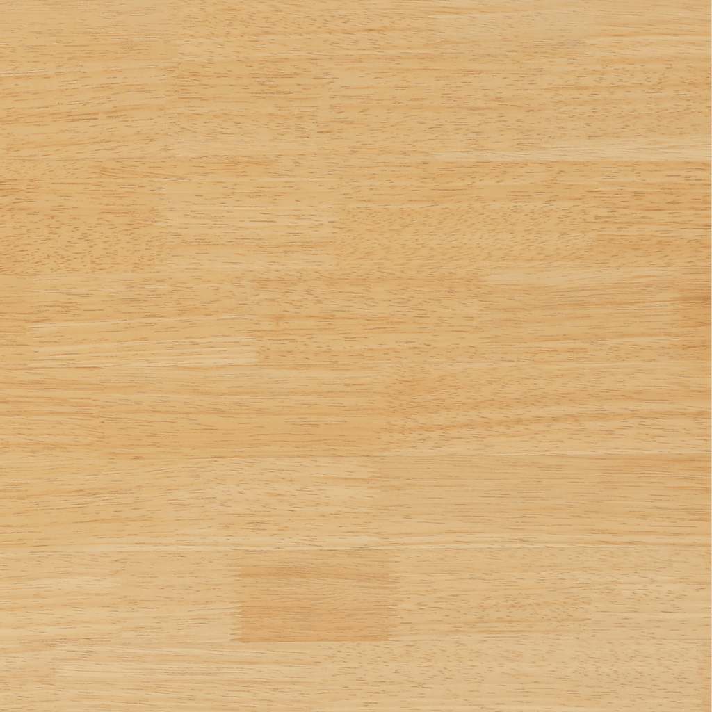Esszimmerstühle 2 Stk. Natur Massivholz Gummibaum