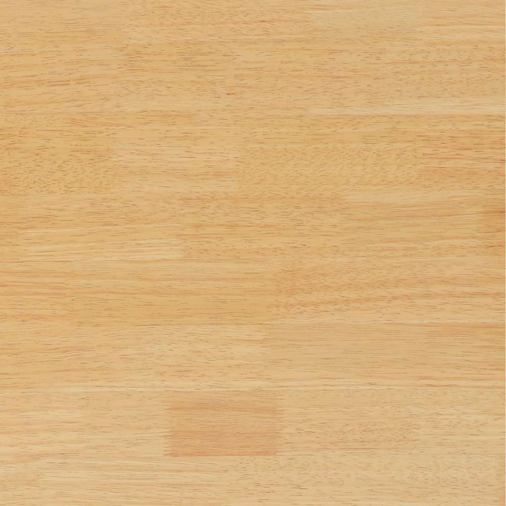 Barhocker 2 Stk. Natur Massivholz Gummibaum