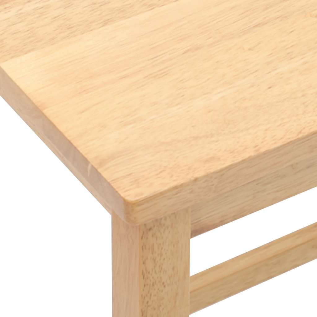 Barstühle 2 Stk. Massivholz Gummibaum
