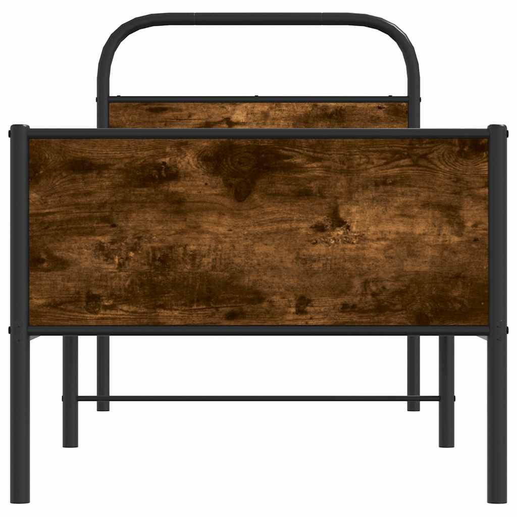 Bettgestell ohne Matratze 80x200 cm Sonoma-Eiche Holzwerkstoff