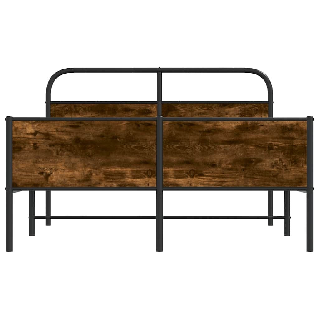 Bettgestell ohne Matratze 120x190 cm Sonoma-Eiche Holzwerkstoff