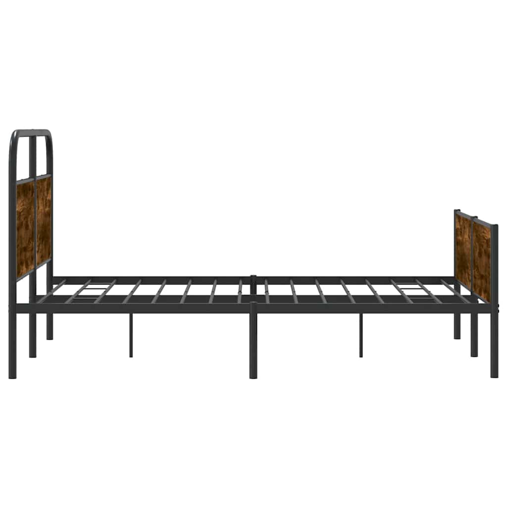 Bettgestell ohne Matratze 120x190 cm Sonoma-Eiche Holzwerkstoff