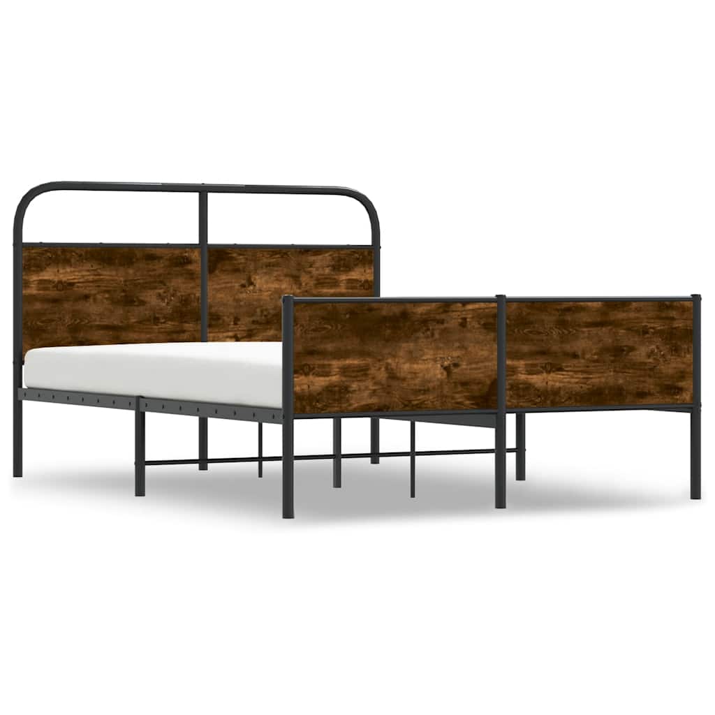 Bettgestell ohne Matratze 140x200 cm Sonoma-Eiche Holzwerkstoff