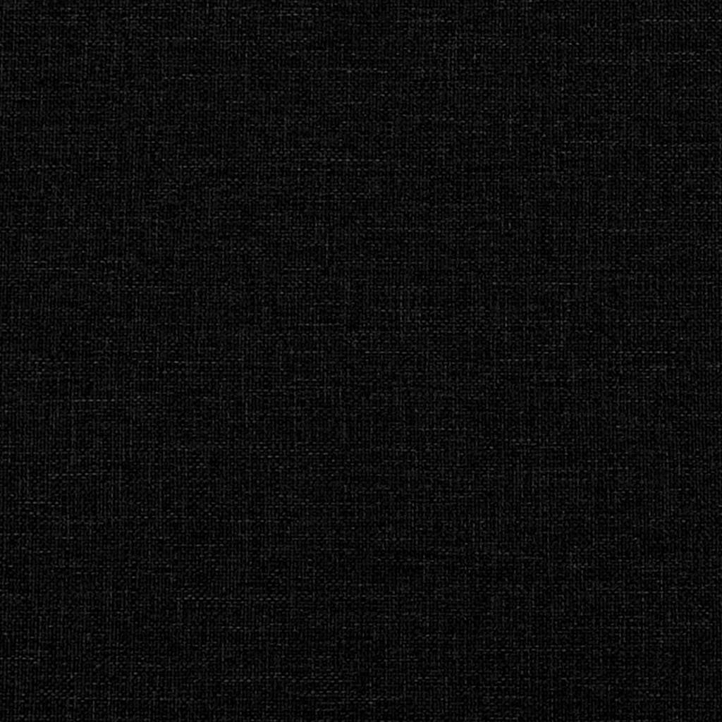 Esszimmerstühle 6 Stk. Schwarz Stoff
