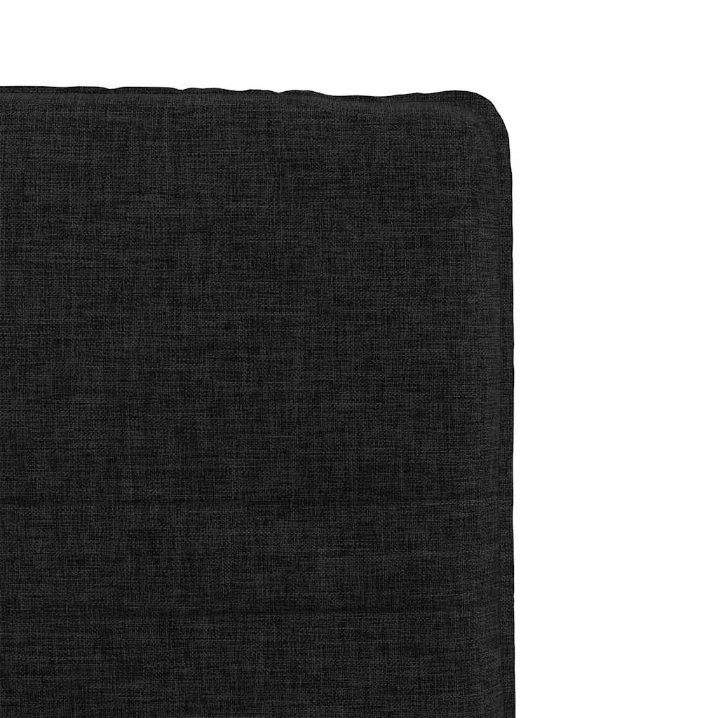 Esszimmerstühle 6 Stk. Schwarz Stoff