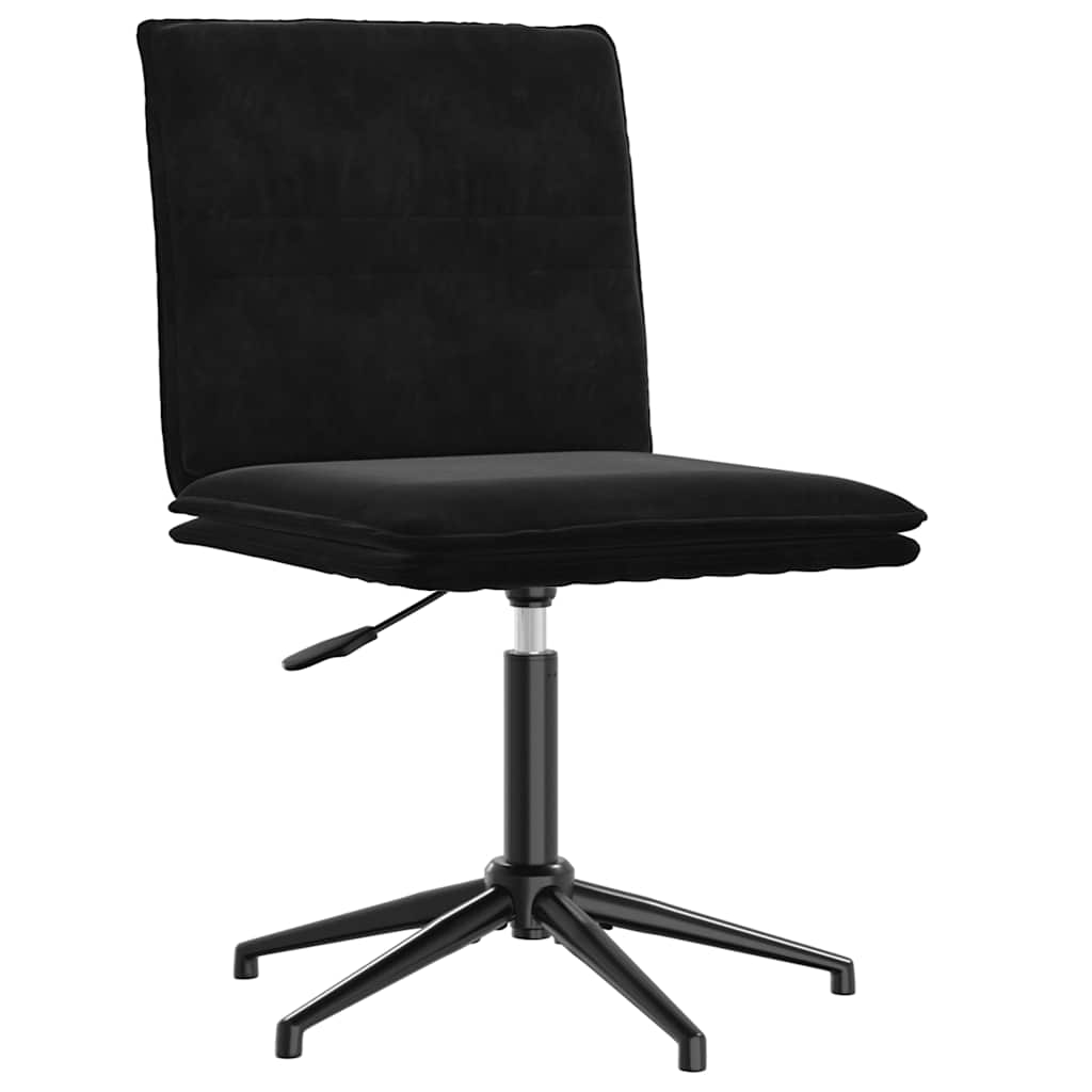 Esszimmerstühle 6 Stk. Schwarz Samt