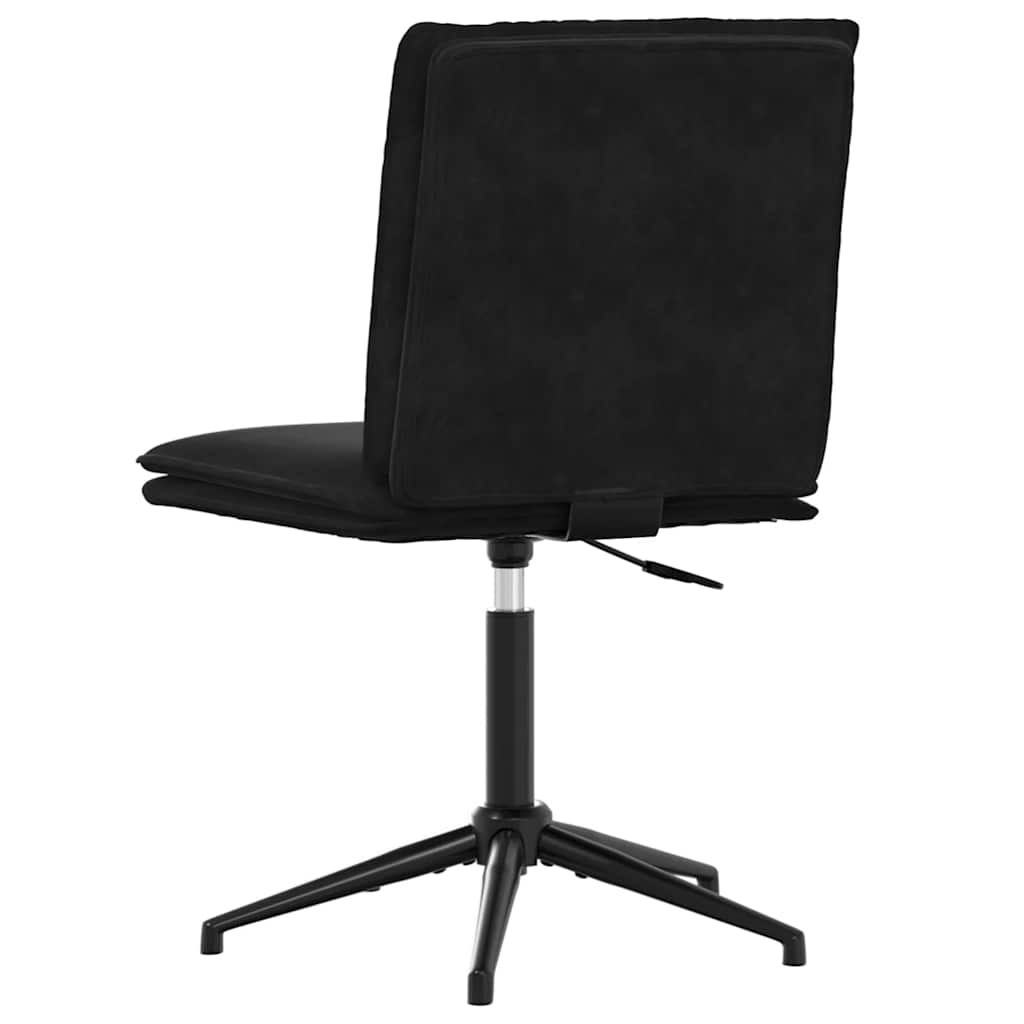Esszimmerstühle 6 Stk. Schwarz Samt