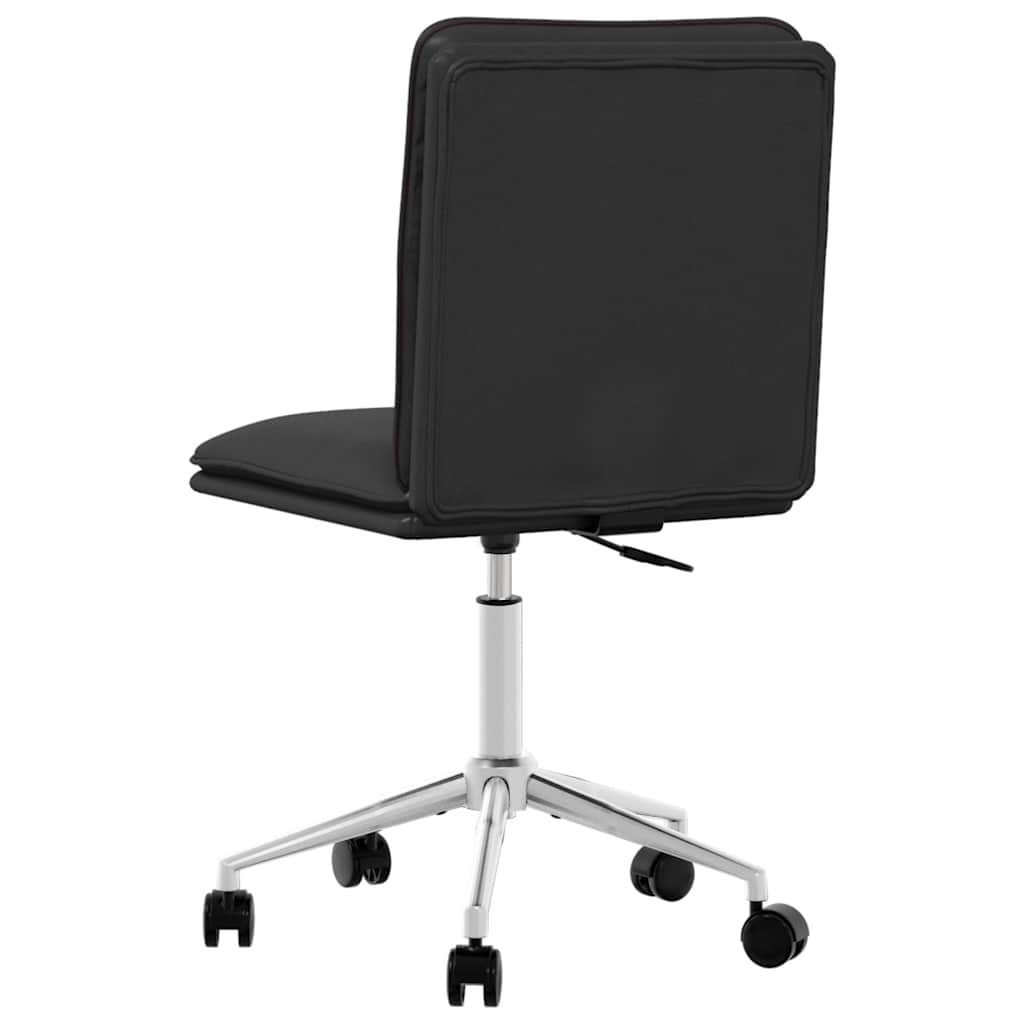 Esszimmerstühle 6 Stk. Schwarz Kunstleder