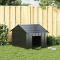 Hundehütte mit Dach 83x130x85 cm Verzinkter Stahl