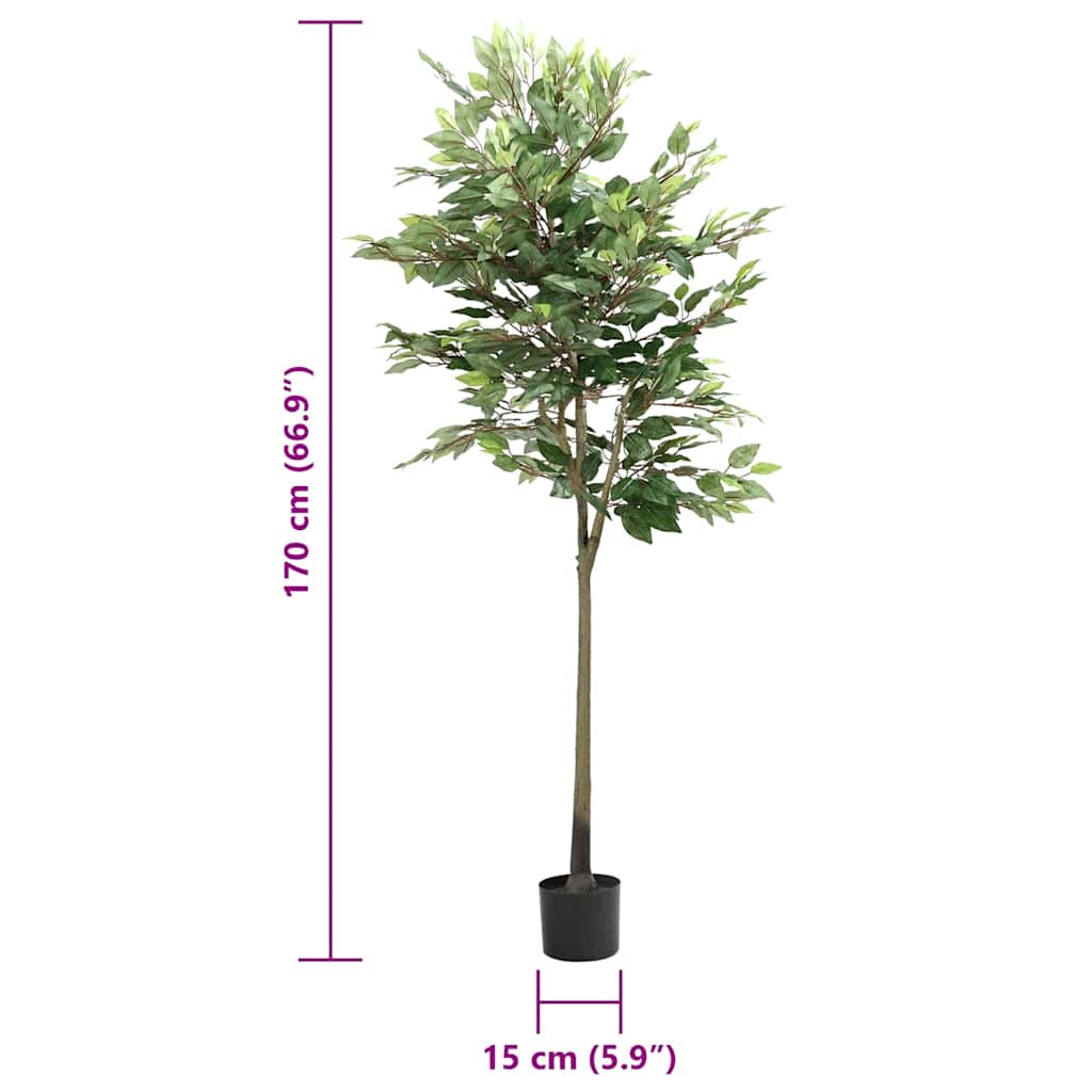 Ficusbaum Künstlich 756 Blätter 170 cm Grün