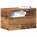 Wand-Nachttisch Altholz-Optik 45x26x28,5 cm