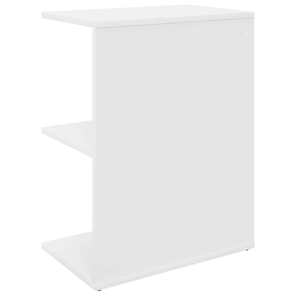 Nachttische 2 Stk. Weiß 46,5x29x61 cm Holzwerkstoff