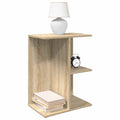 Nachttische 2 Stk. Sonoma-Eiche 46,5x29x61 cm Holzwerkstoff