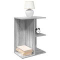 Nachttische 2 Stk. Grau Sonoma 46,5x29x61 cm Holzwerkstoff