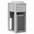 Computerschrank mit Schublade Grau Sonoma 30x44x74 cm