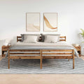 Nachttische 2 Stk. mit Schublade Altholz-Optik 39x28x41 cm
