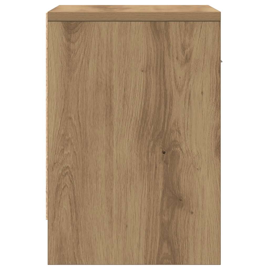 Nachttisch mit Schublade Artisan-Eiche 39x28x41 cm