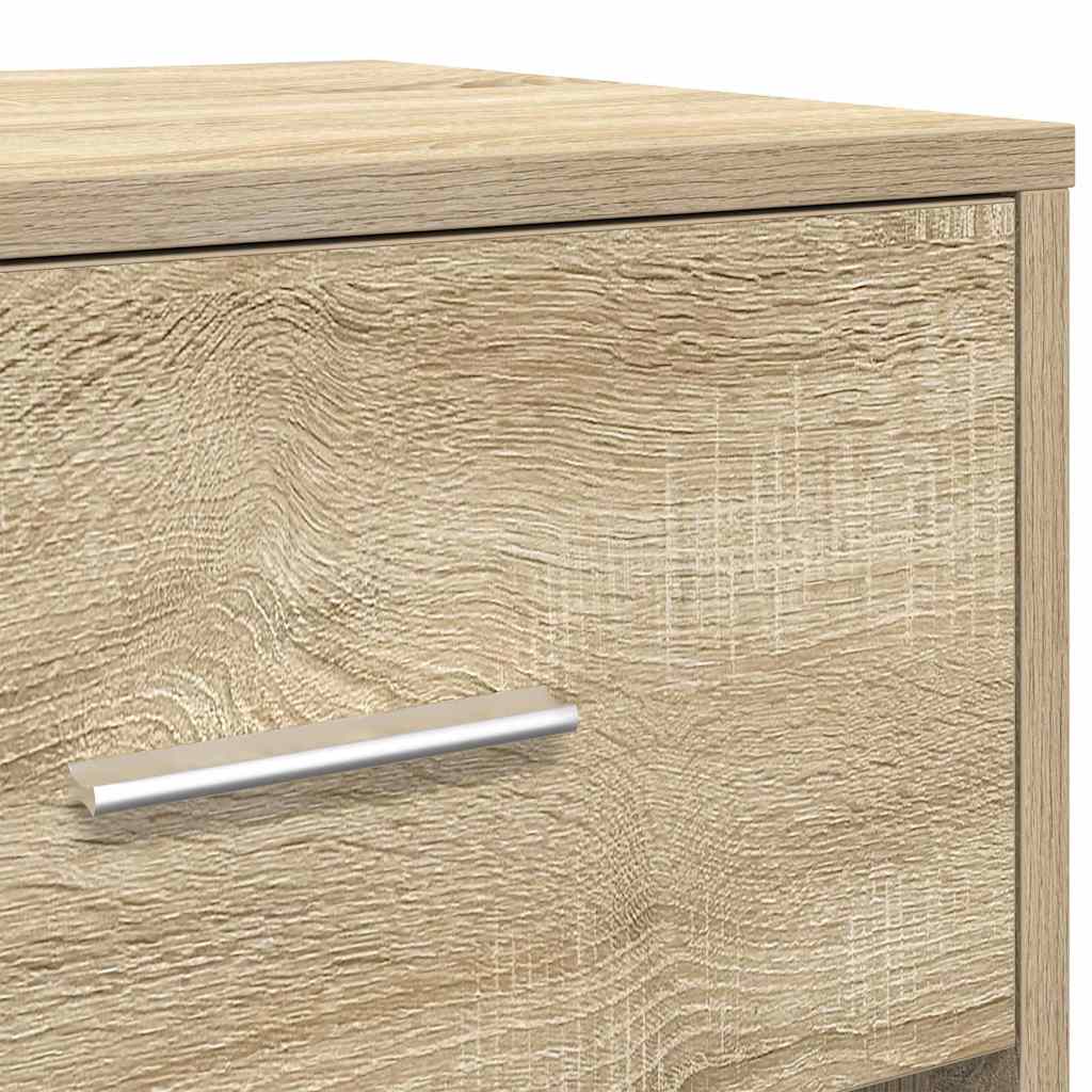 Nachttische 2 Stk. mit Schublade Sonoma-Eiche 40x34x50 cm