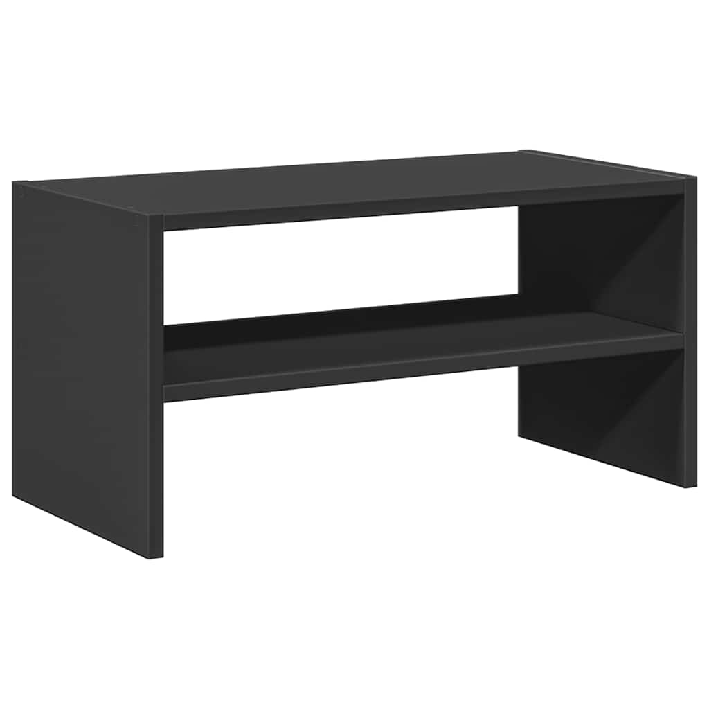 Schuhregal Stapelbar Schwarze Eiche 60x30x30,5 cm