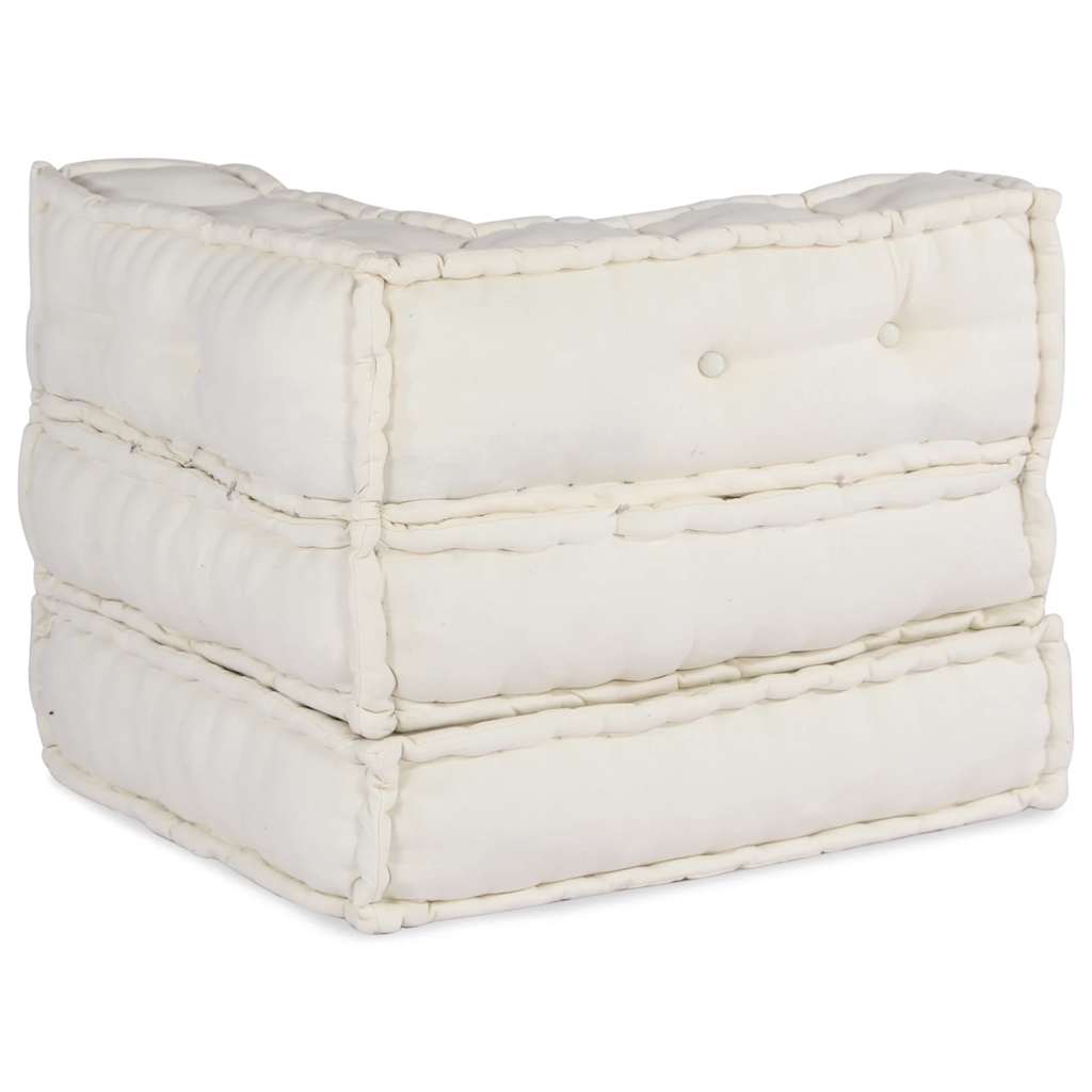 Modulares Sofaelement Creme 70x70x54 cm Stoff