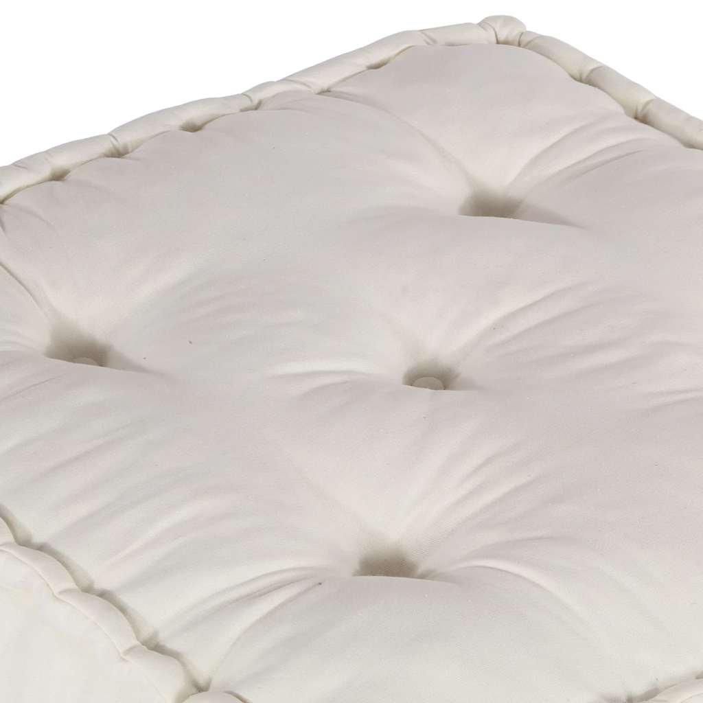 Modulares Sofaelement Creme 70x70x36 cm Stoff