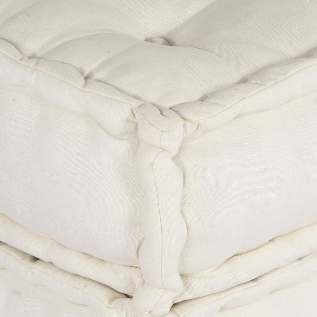 Modulares Sofaelement Creme 70x70x36 cm Stoff