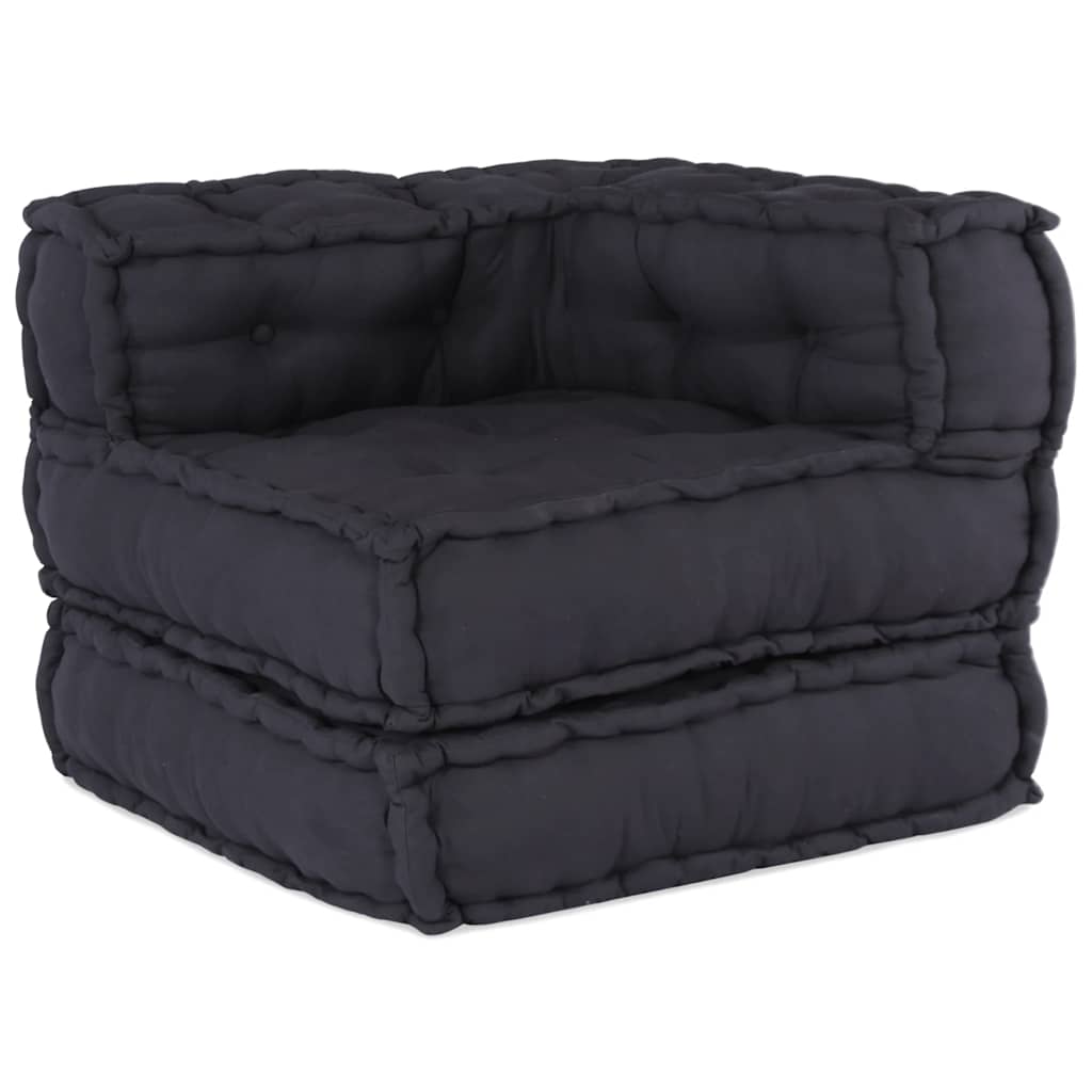 Modulares Sofaelement Anthrazit 70x70x54 cm Stoff