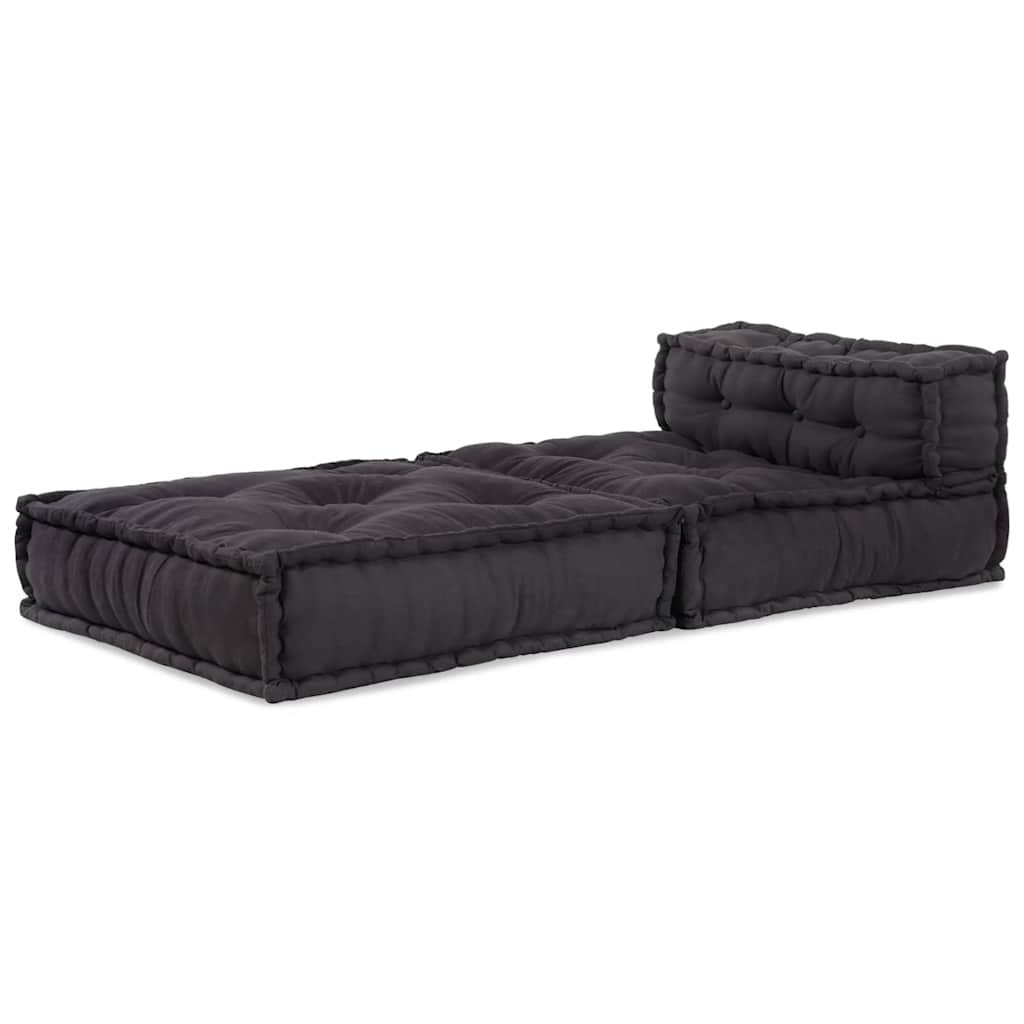 Modulares Sofaelement Anthrazit 70x70x54 cm Stoff