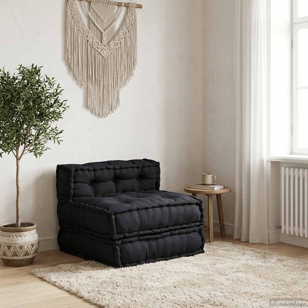 Modulares Sofaelement Anthrazit 70x70x54 cm Stoff