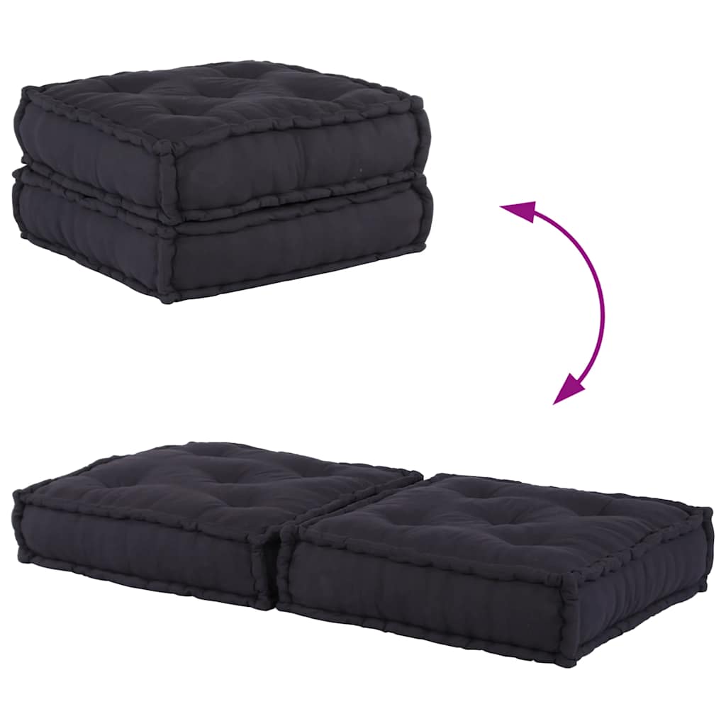 Modulares Sofaelement Anthrazit 70x70x36 cm Stoff