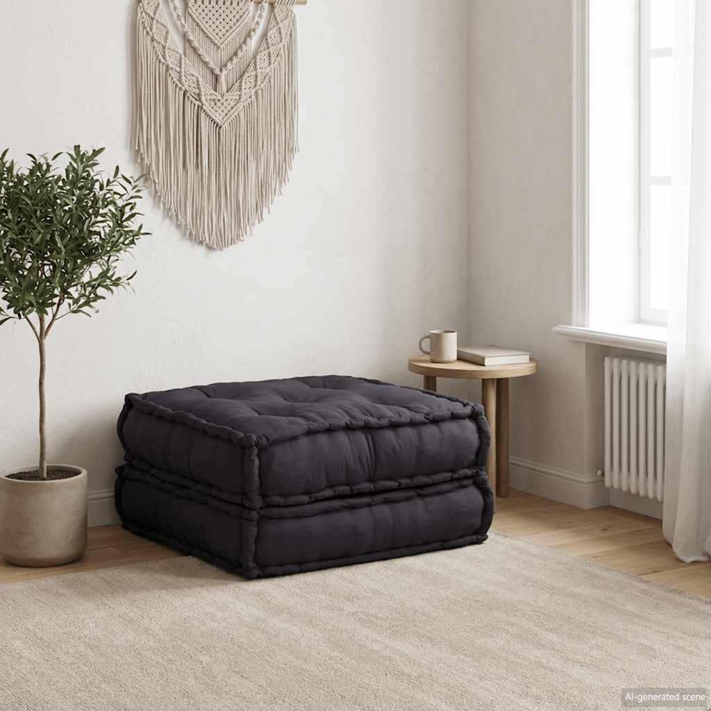 Modulares Sofaelement Anthrazit 70x70x36 cm Stoff
