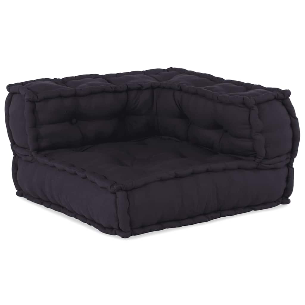 2-Sitzer-Modulsofa Anthrazit 140x70x36 cm Stoff