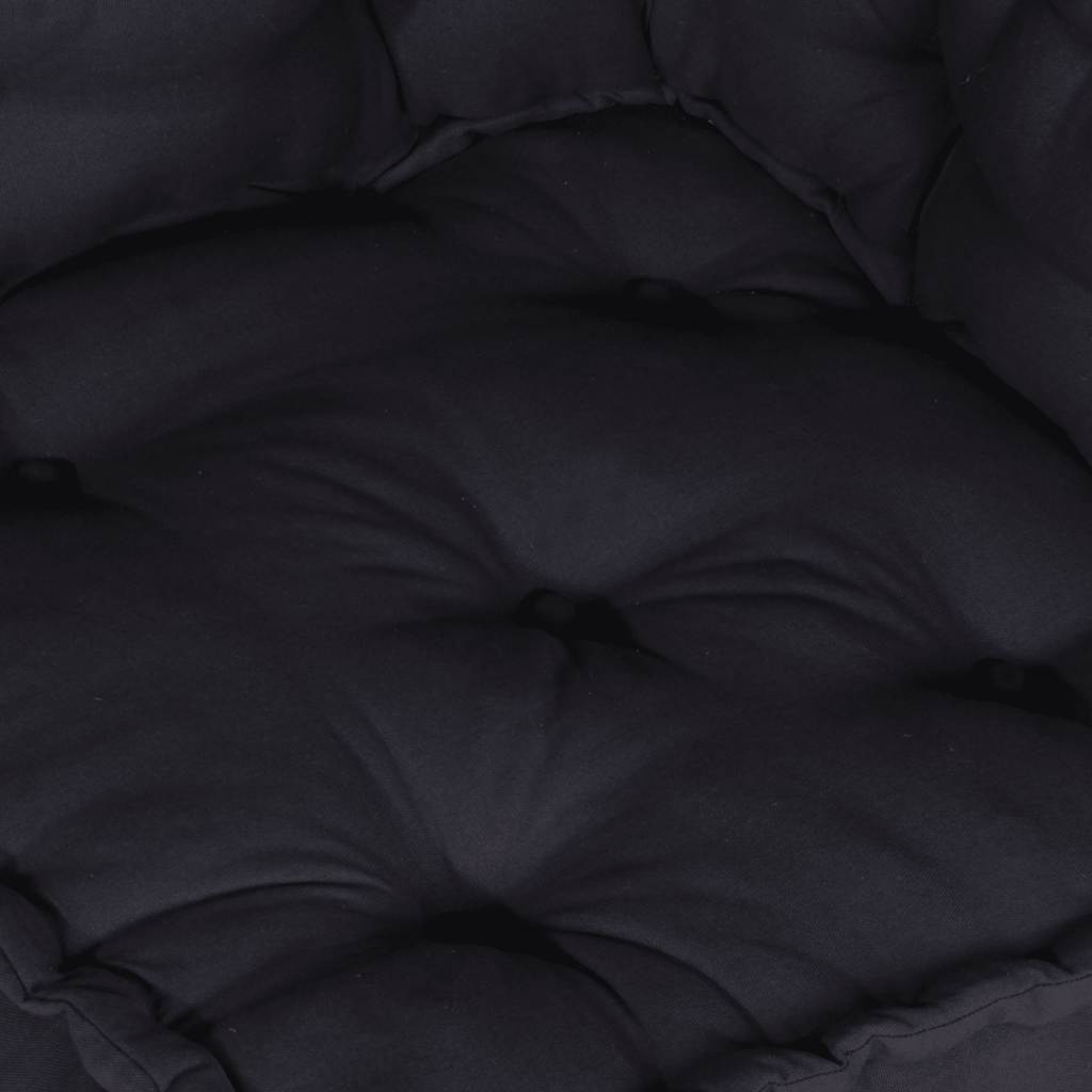2-Sitzer-Modulsofa Anthrazit 140x70x36 cm Stoff