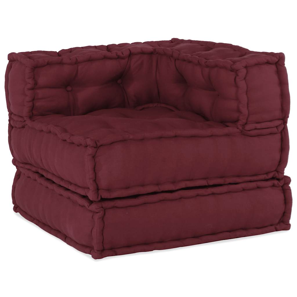 Modulares Sofaelement Kastanienbraun 70x70x54 cm Stoff