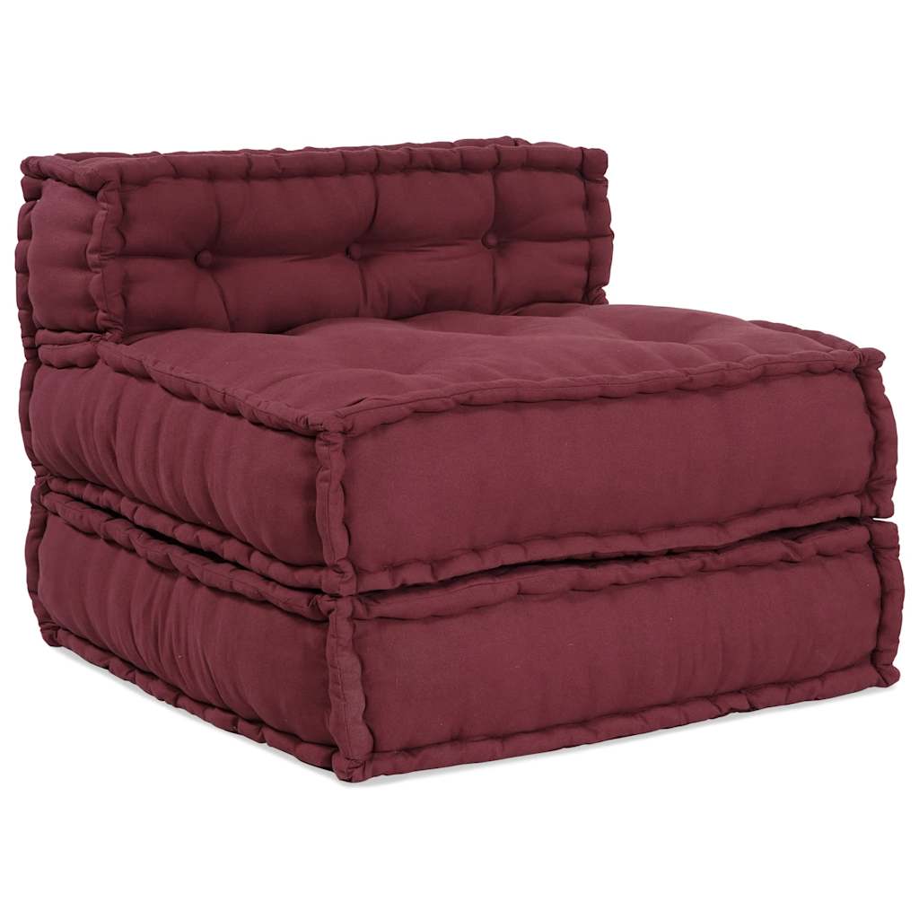 Modulares Sofaelement Kastanienbraun 70x70x54 cm Stoff