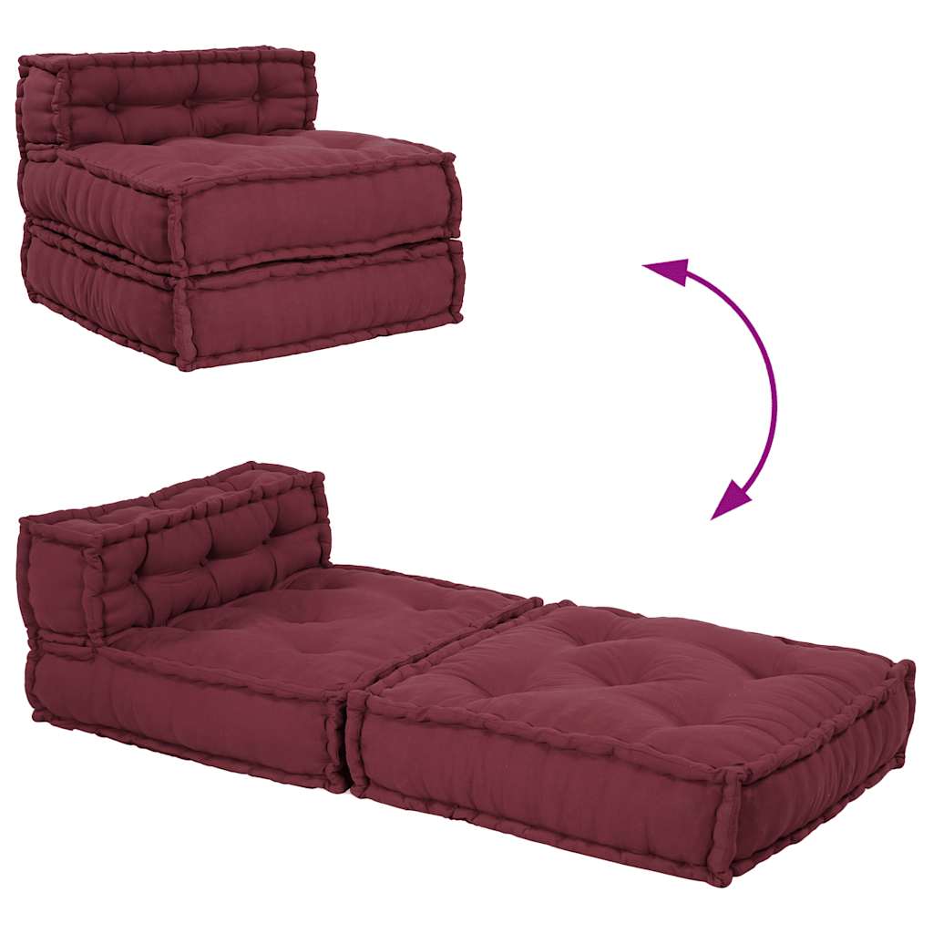 Modulares Sofaelement Kastanienbraun 70x70x54 cm Stoff