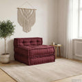 Modulares Sofaelement Kastanienbraun 70x70x54 cm Stoff