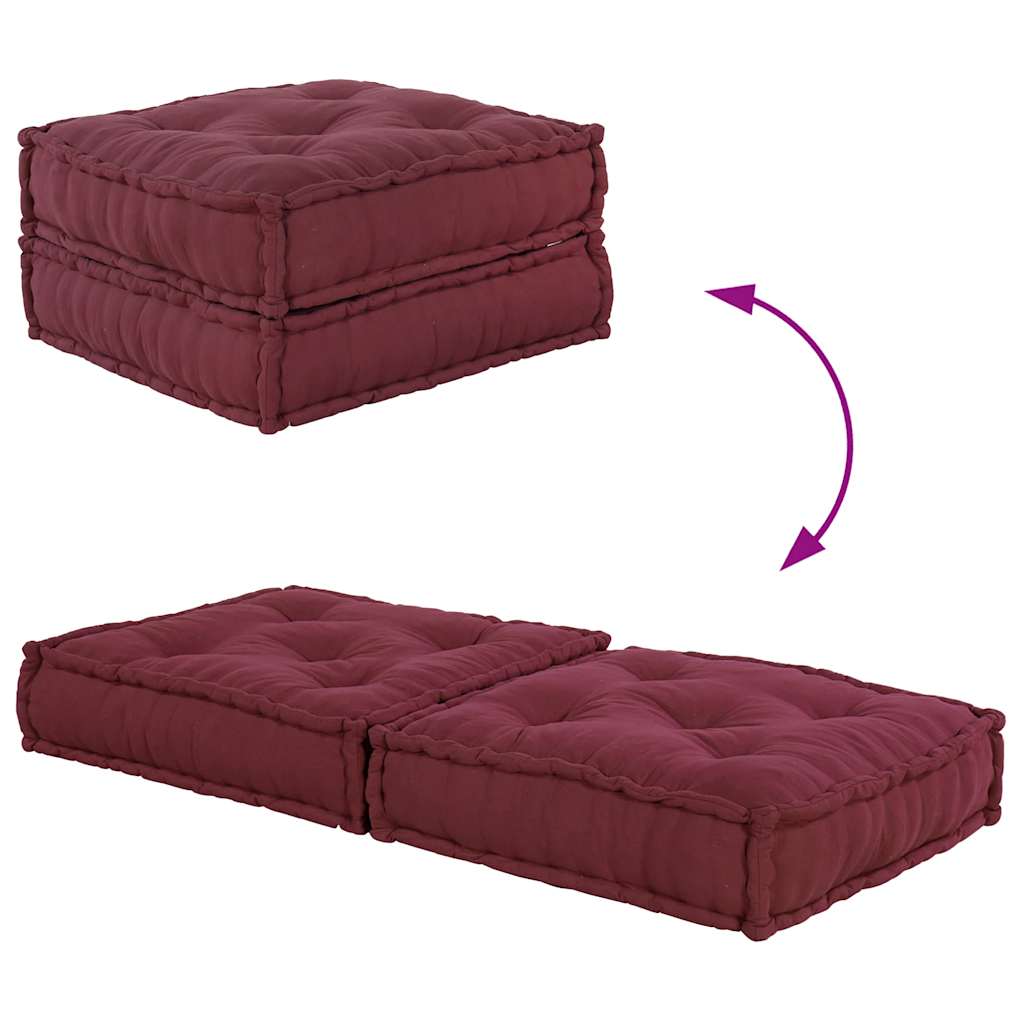 Modulares Sofaelement Kastanienbraun 70x70x36 cm Stoff
